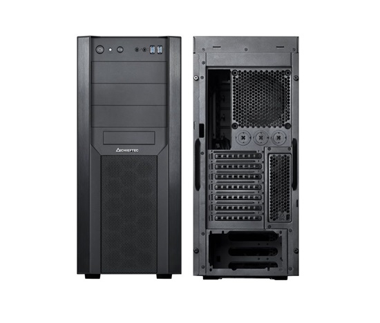 BAZAR - CHIEFTEC skříň Miditower CW-01B-OP Black, ATX, 2x USB 3.0 / 3,1 Gen 1, rozbaleno