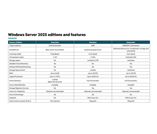 HPE Windows Server 2025 Remote Desktop Service 50 Users CAL