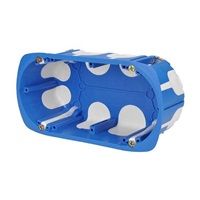 Solight vestavná podlahová dvojzásuvka, IP55, obdélníkové víčko