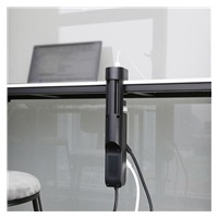 Solight 3z + USB A+C přenosné stolní zásuvky, 2m, černá, USB rychlonabíječka 20W PD