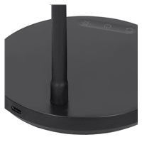 Solight LED stolní lampička, 4,5W, 300lm, 3CCT, černá, podstavec