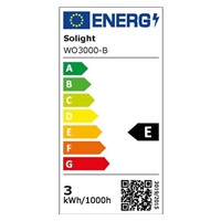 Solight LED stolní lampička, 4,5W, 300lm, 3CCT, černá, podstavec