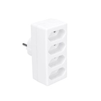 Solight rozbočka, 4x 2,5A, bílá