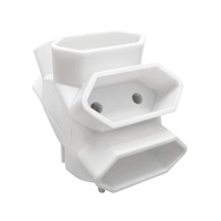 Solight rozbočka, 5 x 2,5A, bílá