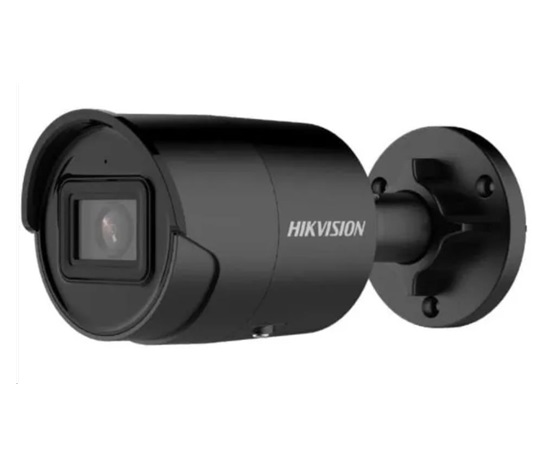 Hikvision DS-2CD2043G2-IU(2.8mm)(BLACK), 4MPix IP Bullet kamera; IR 40m, mikrofon, IP67, černá