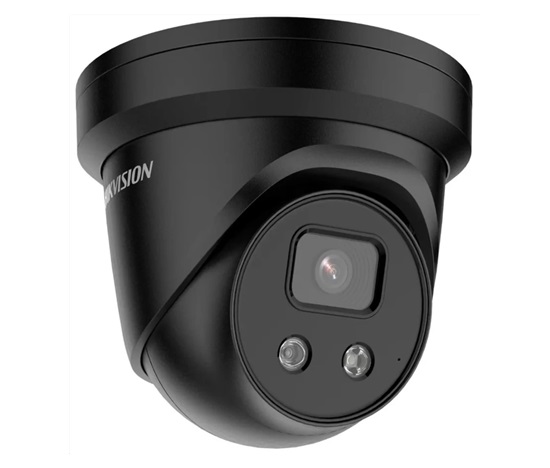 Hikvision DS-2CD2346G2-IU(2.8mm)(C)(BLACK), 4MPix IP Turret AcuSense kamera; IR 30m, IP67, mikrofon, černá