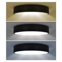 Solight LED osvětlení s dálkový ovladačem, 50W, 3100lm, 40cm, změna chromatičnosti, stmívatelné, černá