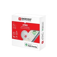 SKROSS eTAG Bluetooth lokátor, kroužek + pouzdro, Apple FindMy