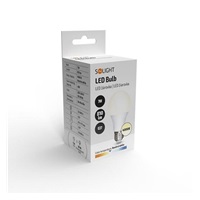Solight LED žárovka, klasický tvar, 7W, E27, 4000K, 270°, 810lm