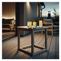 Solight sada LED svíček z přírodního vosku, 3ks, AAA