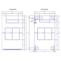 TRITON 19" stojanový rozvaděč 18U 600x1000, nosnost 800 kg, skleněné dveře, svařovaný, šedý