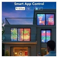 Govee Netflix RGBIC Curtain Light 400 LED - 1,5 x 1,5m