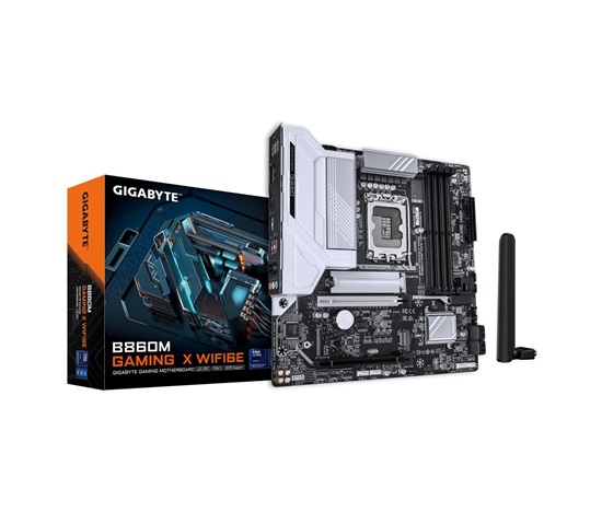 GIGABYTE MB Sc LGA1851 B860M GAMING X WIFI6E, Intel B860, 4xDDR5, 1xThunderbolt, 1xDP, 1xHDMI, WiFi, mATX