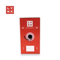 LYNX UTP kabel Cat5e, PE (Fca), celoměděný, venkovní, černý, box 305m