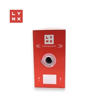 LYNX FTP kabel Cat5e, PVC, 0,5mm, celoměděný, vnitřní, šedý, box 305m