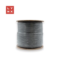 LYNX FTP kabel, Cat6, PVC (Eca), celoměděný, vnitřní, šedý, box 305m