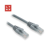 LYNX UTP patch kabel Cat6, PVC, 7m, šedý