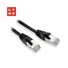 LYNX FTP patch kabel Cat5e PVC, CCA, 0,5m, černý (balení obsahuje 10ks)