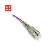 LYNX duplexní patch kabel MM, OM4, SC/SC, 50/125µm, 0,5m