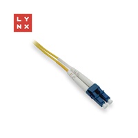LYNX duplexní patch kabel SM, OS2, LC/LC, 9/125µm, 0,5m