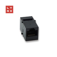 LYNX keystone spojka UTP Cat5e, 8P8C, černá
