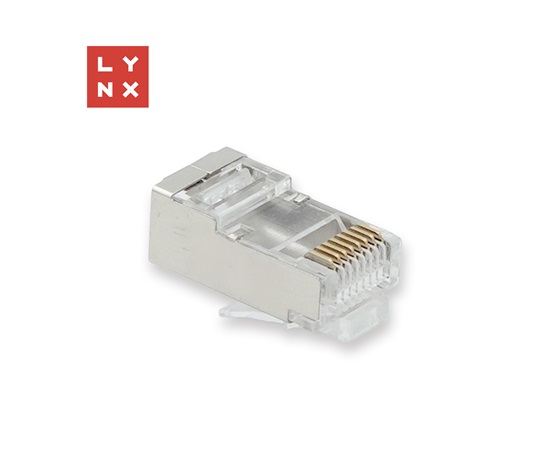 LYNX konektor STP Cat6, 50µ, 100ks