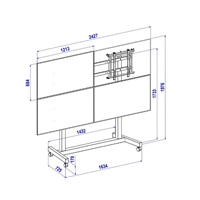 Profesionální stojan na Tv NB AVA1500 - držák