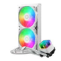 Cooler Master vodní chladič MasterLiquid 240 Core II, 2x240mm, LGA1851, AM5, bílá