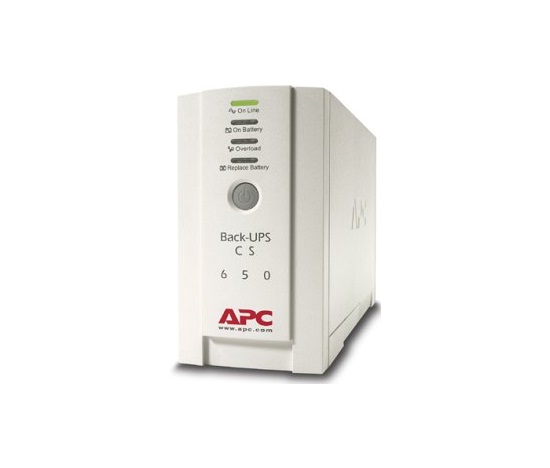 APC -poškozený obal- Back-UPS CS 650 USB/Serial 230V (400W) (Náhradní krabice)