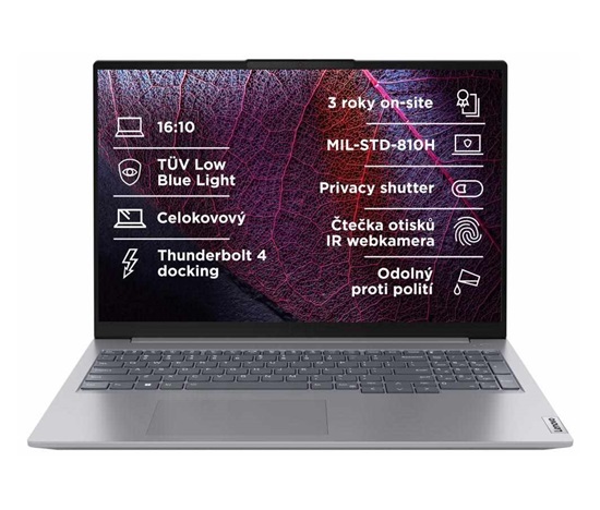 BAZAR - LENOVO NTB ThinkBook 16 G7 - Ultra7 155H,16" WUXGA,16GB,1TBSSD,FHD+IRcam,W11H - Poškozený obal (Komplet)