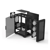 ZALMAN case M4, Mini Tower, mATX, 2xUSB 3.0, 1xUSB 2.0, 4x 120mm RGB Fan, černá