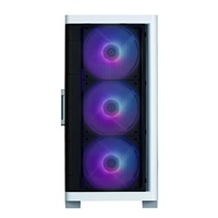 ZALMAN case M4, Mini Tower, mATX, 2xUSB 3.0, 1xUSB 2.0, 4x 120mm RGB Fan, bílá
