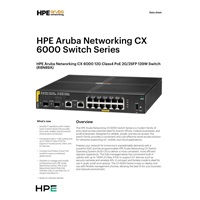 HPE Aruba Networking CX 6000 12G Class4 PoE 2G/2SFP 139W Switch (R8N89A)