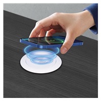 Solight bezdrátová vestavná nabíječka 15W, bílá