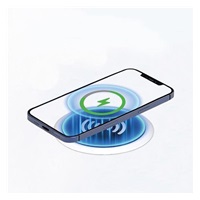 Solight bezdrátová vestavná nabíječka 15W, bílá