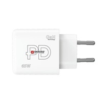 SKROSS USB A+C nabíjecí adaptér Power charger 65W GaN EU, Power Delivery, typ C