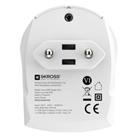SKROSS USB A+C nabíjecí adaptér EU, 27W, typ C