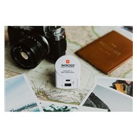 SKROSS USB A+C nabíjecí adaptér EU, 27W, typ C