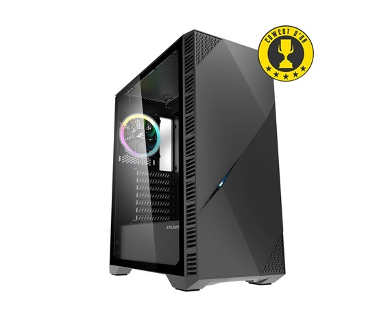 ZALMAN case Z3 Iceberg, Mid Tower, ATX, 2xUSB 3.0, 1xUSB 2.0, 2x ARGB 120mm Fan, černá