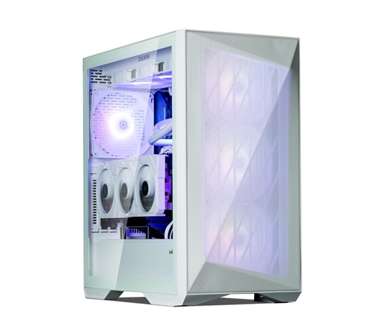 ZALMAN case Z9 Iceberg MS, Mid Tower, ATX, 1xUSB-C, 2xUSB 3.0, 2xUSB 2.0, 4x ARGB 120mm Fan, bílá