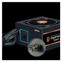 ZALMAN zdroj Gigamax III, 650W, 120mm, 80Plus Bronze, Semimodulární, ATX 3.0, černá