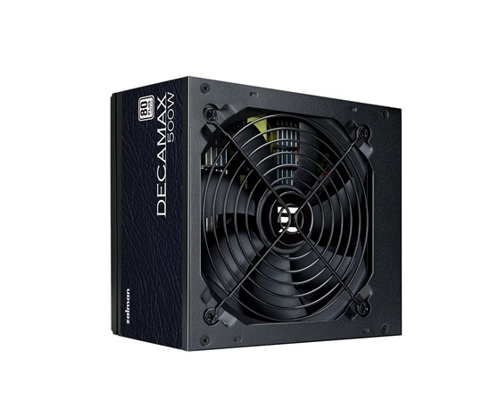 ZALMAN zdroj Decamax, 500W, 120mm, 80Plus, černá