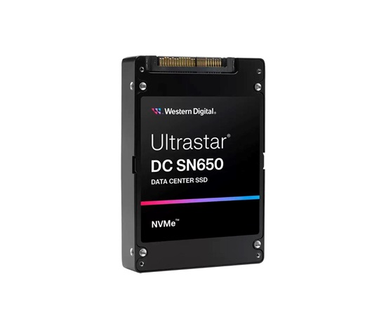 WD Enterprise SSD 15.36TB Ultrastar DC SN650, PCIe Gen4, (R:6600, W:2800MB/s), RI-1DW/D BICS5 ISE