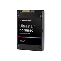 WD Enterprise SSD 7.68TB Ultrastar DC SN650, PCIe Gen4, (R:6500, W:1900MB/s), RI-1DW/D BICS5 ISE