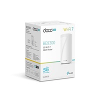 TP-Link Deco BE65-5G(1-pack) WiFi7 Mesh (BE9300,2,4GHz/5GHz/6GHz,3x2,5GbELAN/WAN,1xUSB3.0,4G LTE,5G,1xnanoSIM)