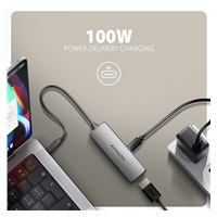 AXAGON RVC-HI8KPD, USB-C -> HDMI 2.1 konwerter / adapter, 8K/60Hz, 4K/144Hz, HDR10+, PD100W