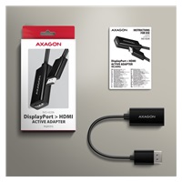 AXAGON RVD-HI20N, DisplayPort -> HDMI 2.0b konwerter / adapter, 4K/60Hz