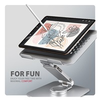 AXAGON STND-LR, aluminiowa podstawka do laptopów 10" - 17" z regulowaną wysokością, kątem nachylenia i obrotem 360°