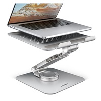 AXAGON STND-LR, aluminiowa podstawka do laptopów 10" - 17" z regulowaną wysokością, kątem nachylenia i obrotem 360°