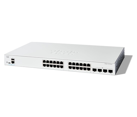 Cisco Catalyst switch C1300-24T-4X (24xGbE,4xSFP+,fanless) - REFRESH